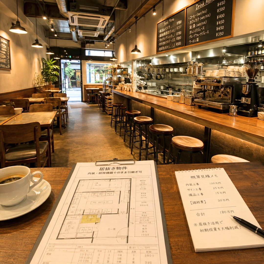 居抜き店舗を活用したいイメージ